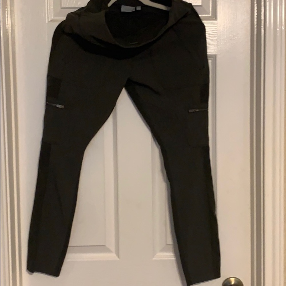 Olive green cargo hiking pants